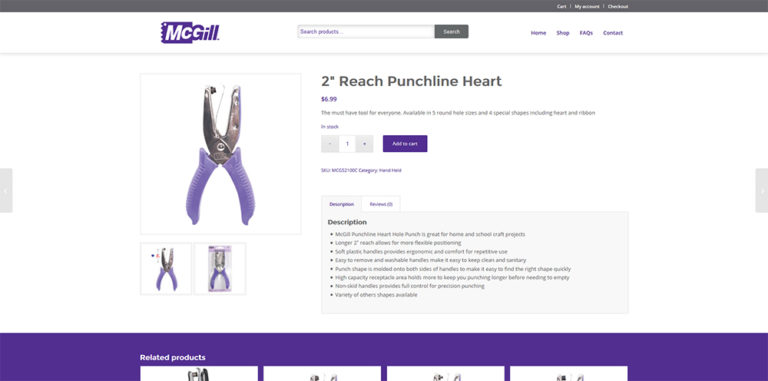 McGill product page